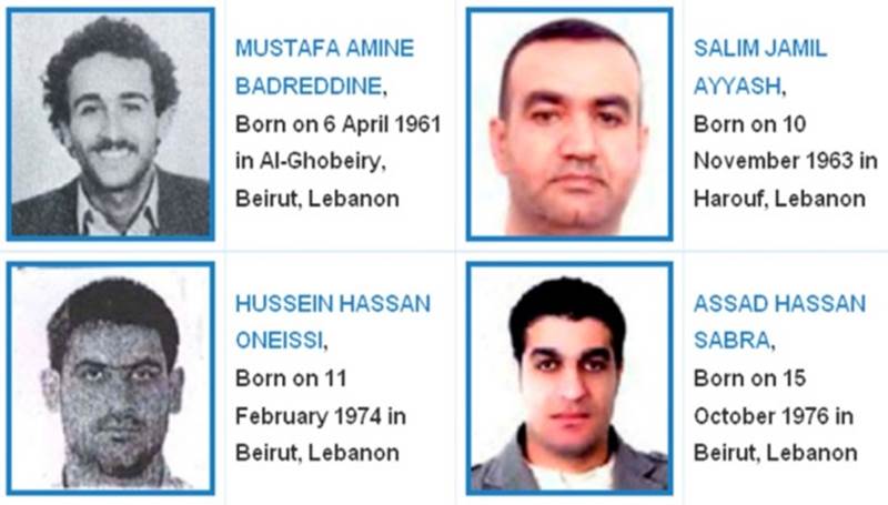 محكمة الحريري: مرعي وعنيسي مذنبان وسعد يحمل حزب الله مسؤولية الجريمة