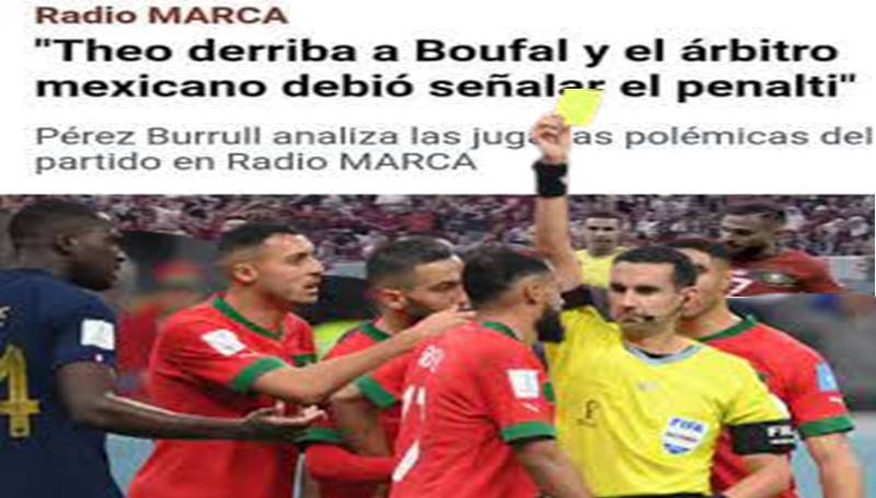 تحكيمُ مباراة المغرب ضد فرنسا… الفيفا في قفص الاتهام