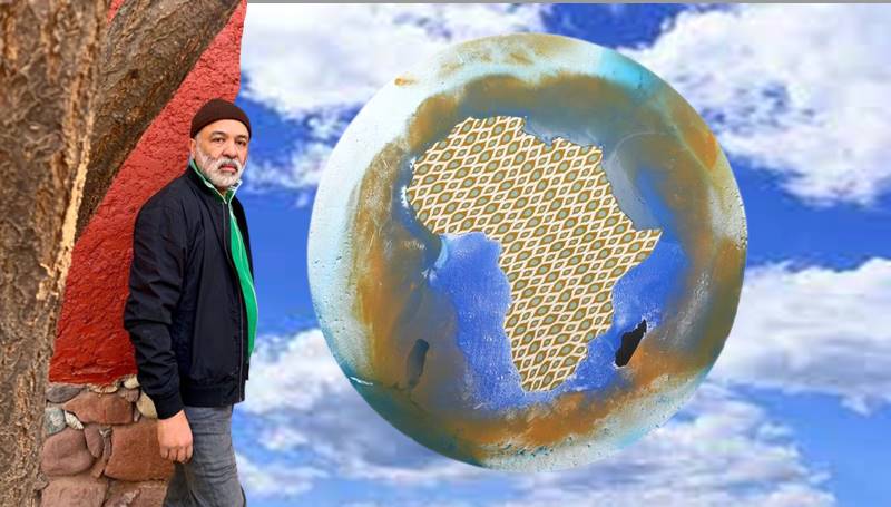 الفنان محمد المرابطي ينزع سياج الحدود عن إفريقيا ليفتحها على حركية الترحال