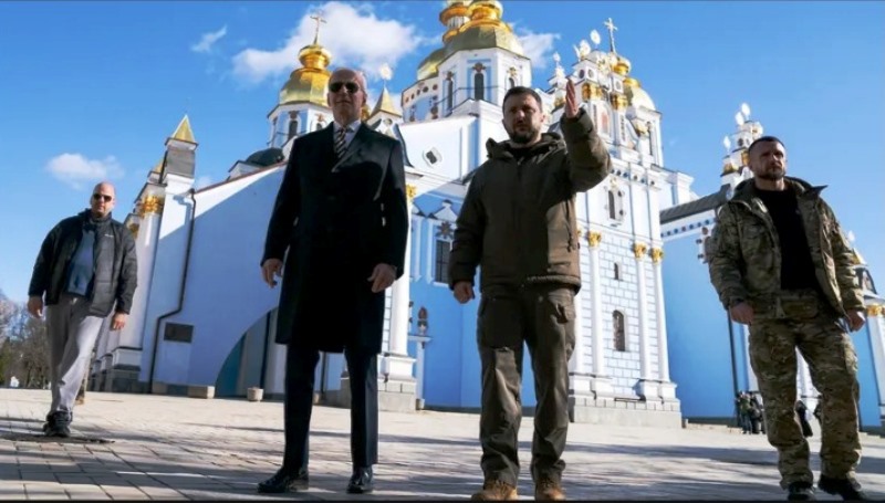 بايدن في كييف: دعمنا ثابت في مواجهة الغزو الروسي