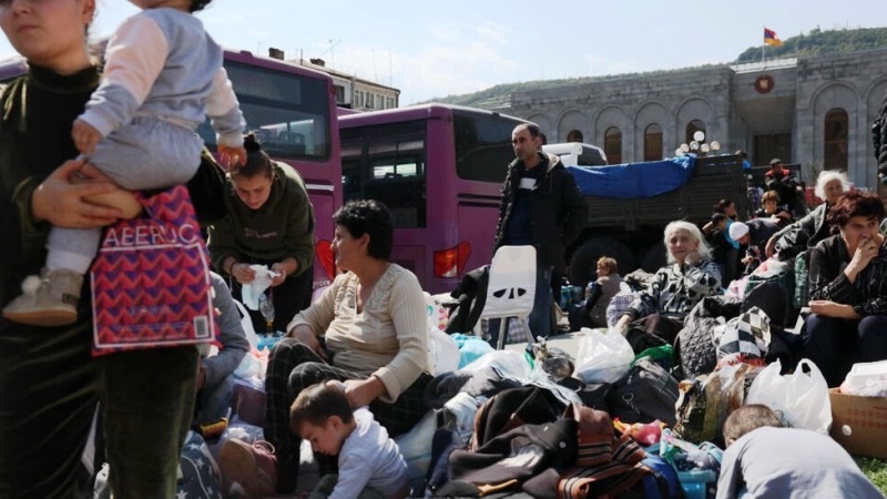 أرمينيا تستقبل 100 الف لاجىء من ناغورني كاراباخ