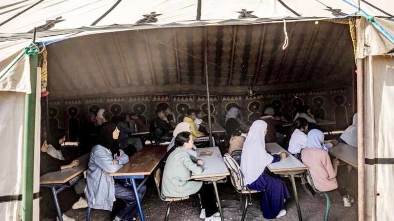 زلزال المغرب: التلامذة يقوون على الخوف .. وفي مراكش معالجة ما بعد الصدمة