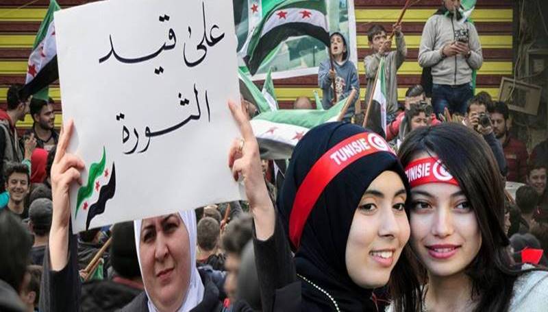 مشاركة المرأة السياسية في ثورات الربيع العربي